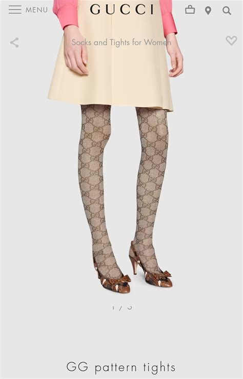 gucci inspired pantyhose